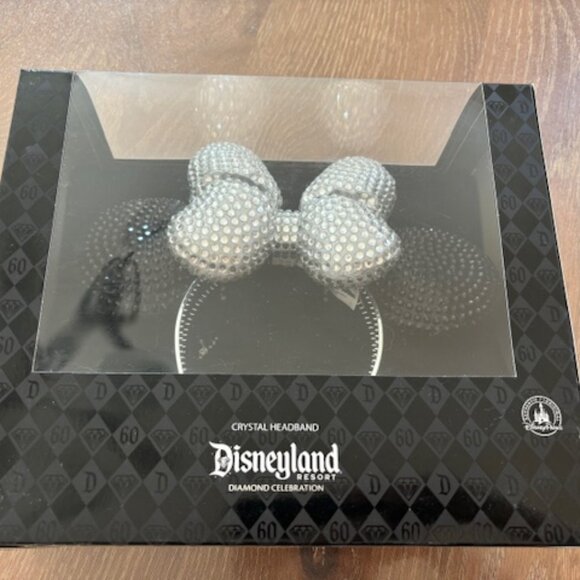 Disney Accessories - Disneyland Diamond Celebration - Crystal Ears Headband